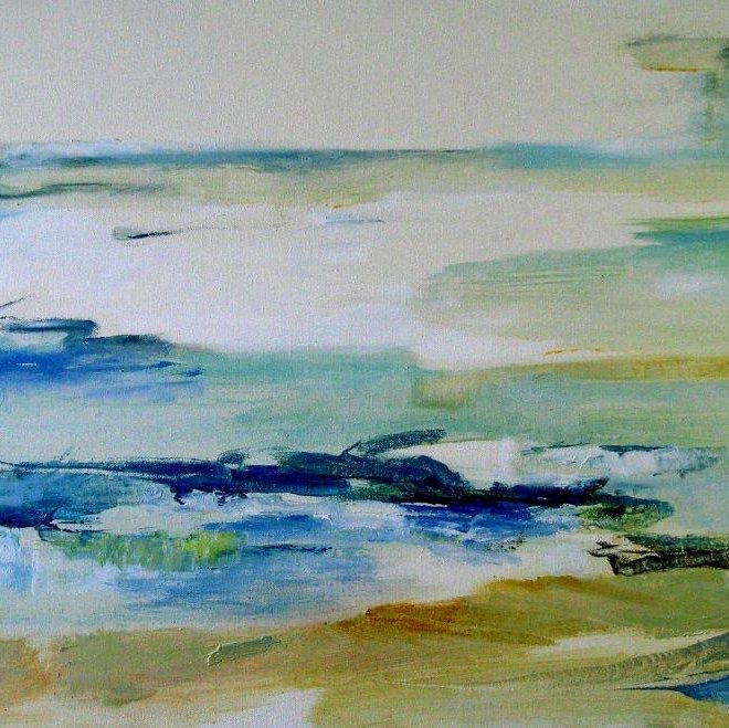 Cornish Seascape - detail (Binnie Macellari)