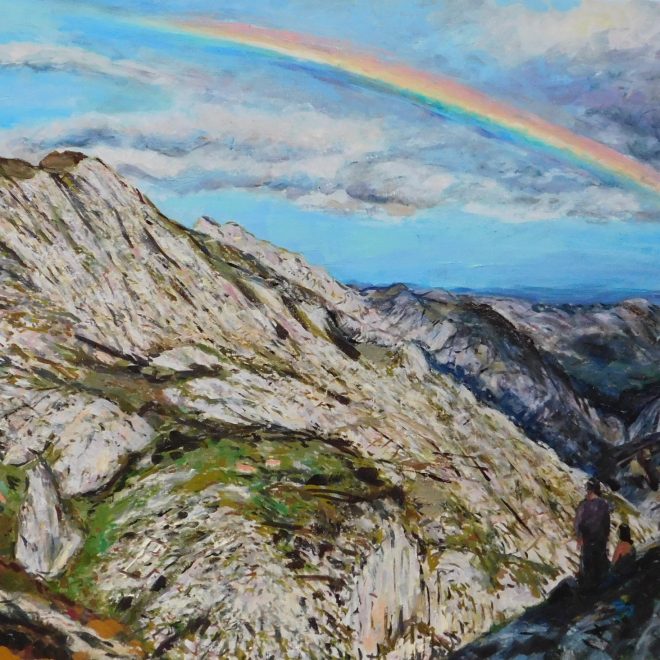 Rainbow in the Picos Mountains (Emily Fowke)