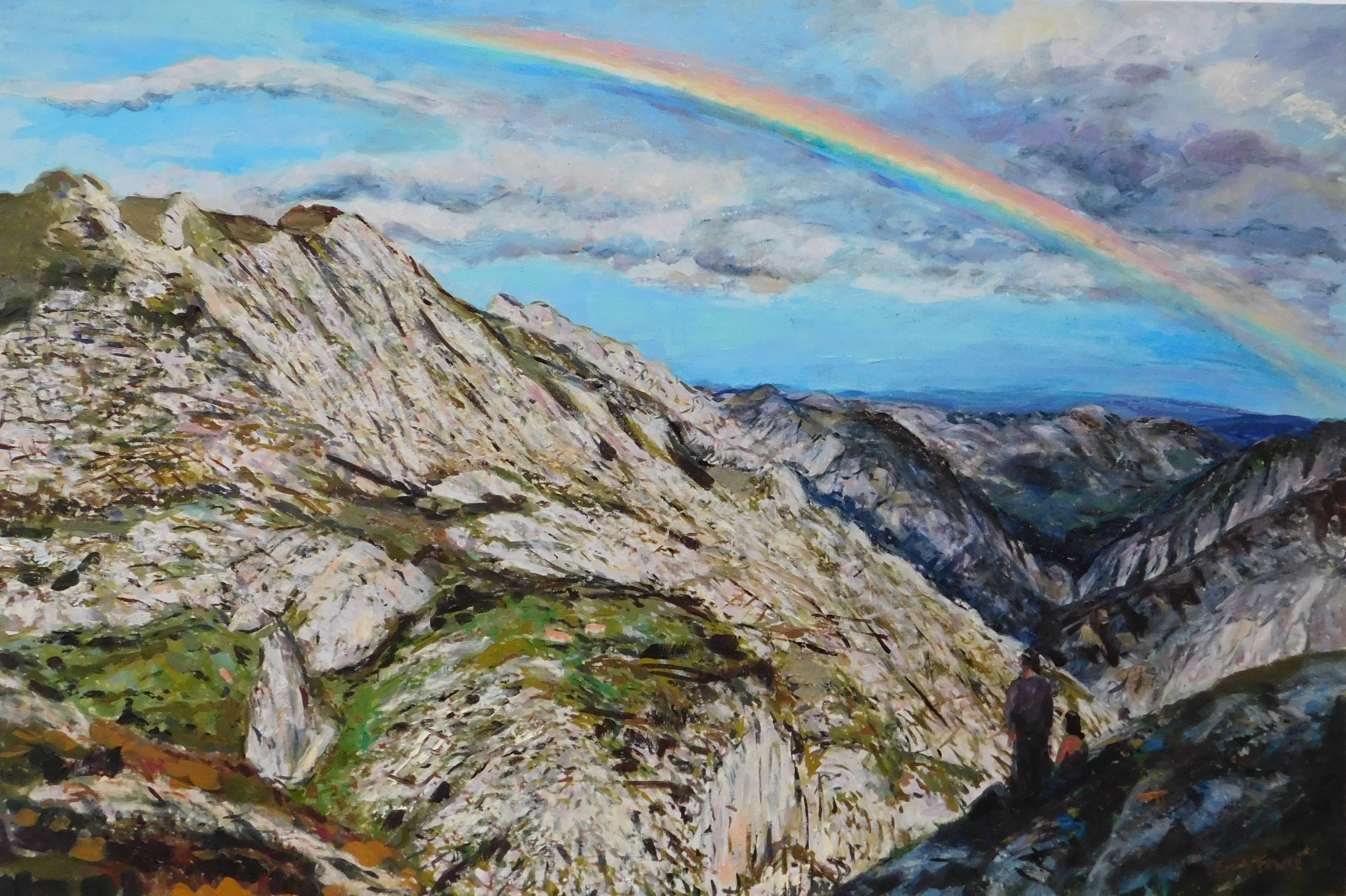 Rainbow in the Picos Mountains (Emily Fowke)