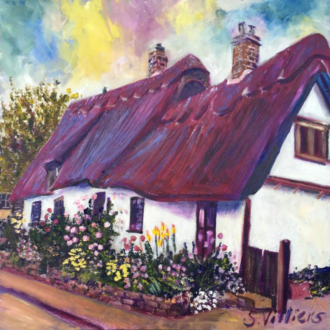 Thatch and Flowerbeds (Sonia Villiers)