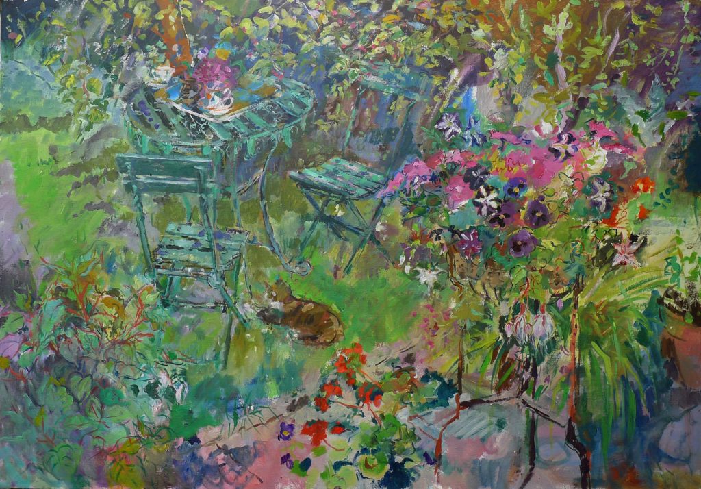 Garden-with-Jardiniere-(Richard-Baker)