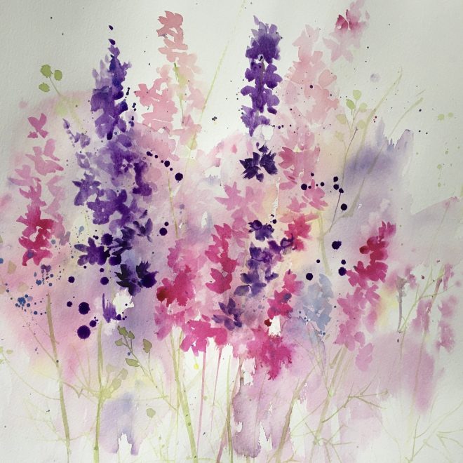 Larkspur Heaven Helen Clarke