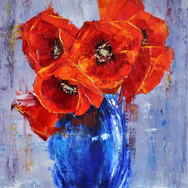 POPPIES IN RED (Galina Holley)