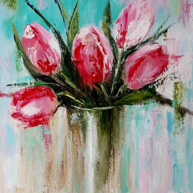 TULIPS IN PINK (Galina Holley)