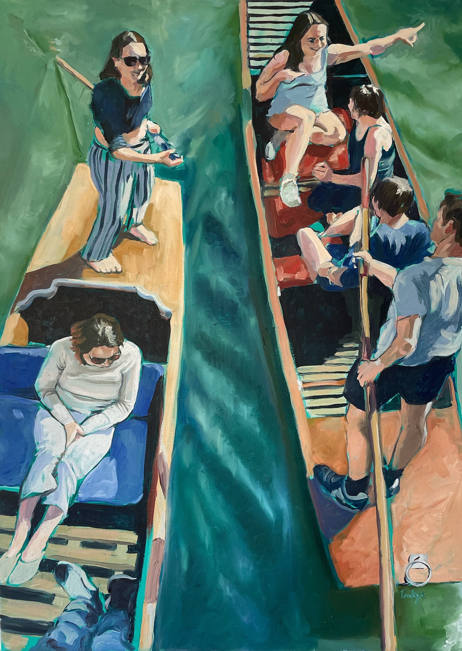Lazy Days on the River (Naomi Tomkys)