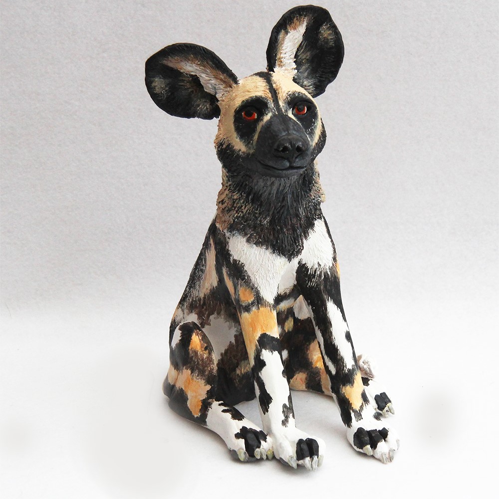 African-Wild-Dog-Ceramic (Janice R Anderson)