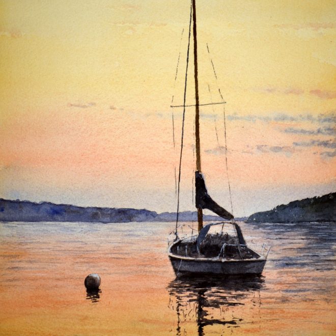 Evening Yacht (Bob Ecclestone)