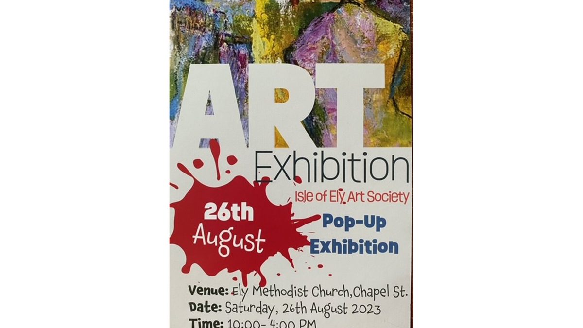 Poster for Isle of Ely Art Society Exhibition