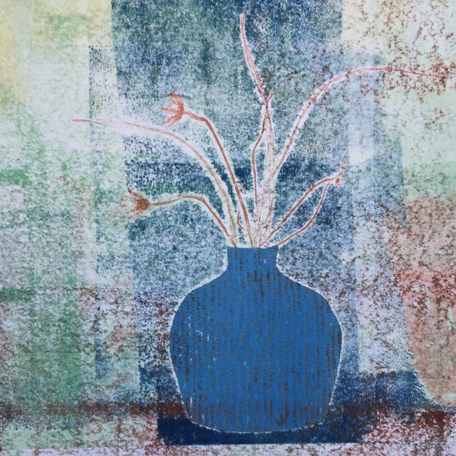 Little blue pot (Beverly Bevis)