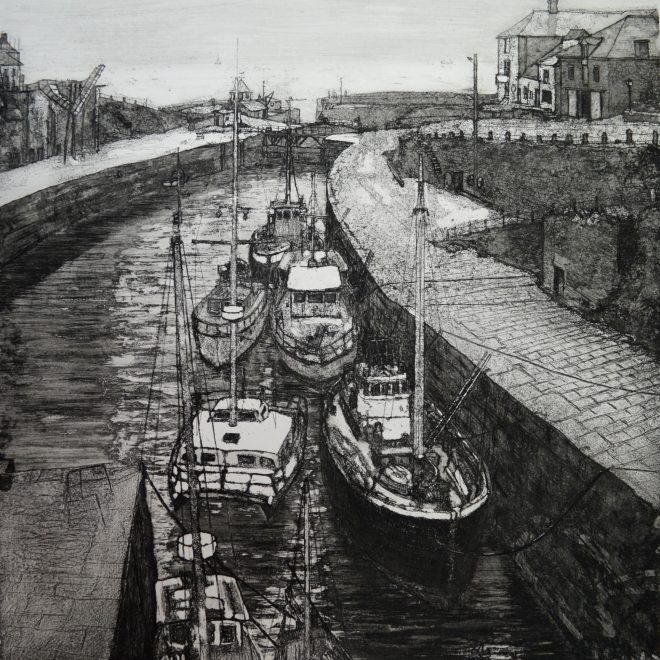 Charlestown (John Preston) steel etching