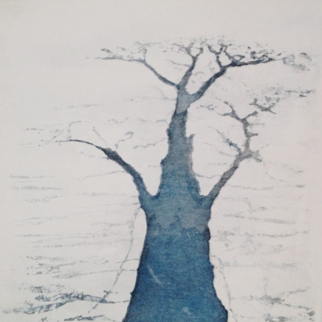 Coton Tree shadow (John Preston) sugar lift aquatint