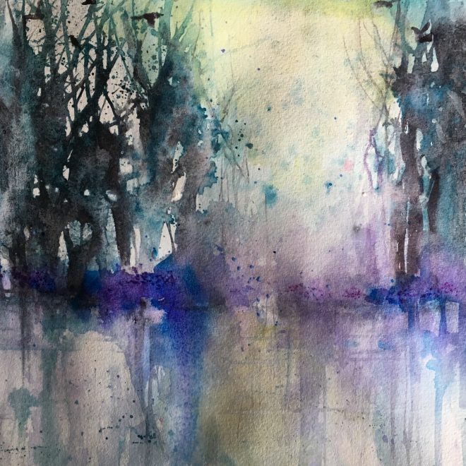 Misty Trees Helen Clarke