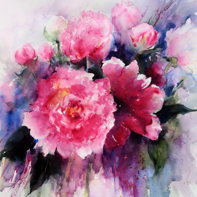 Sunlit Peonies (Chris Lockwood)