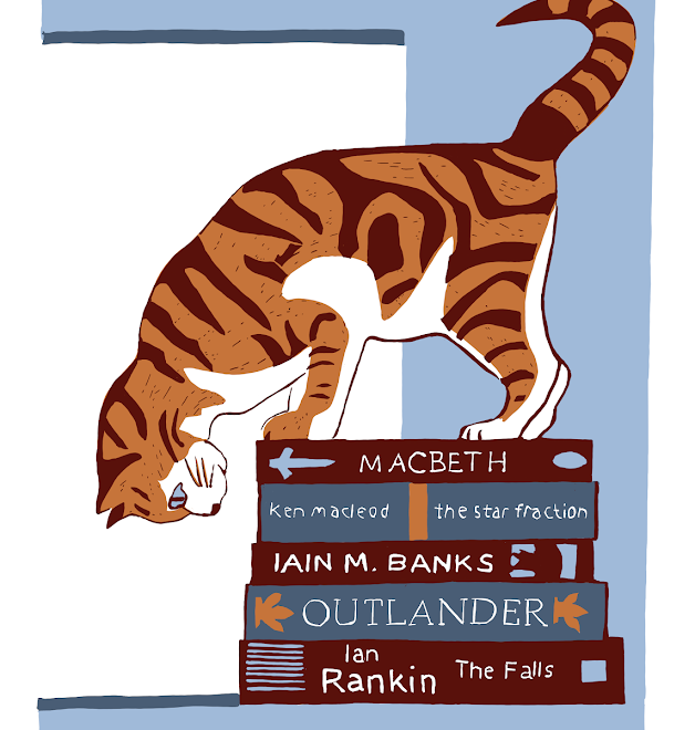library cat goes to scotland (jackie duckworth)