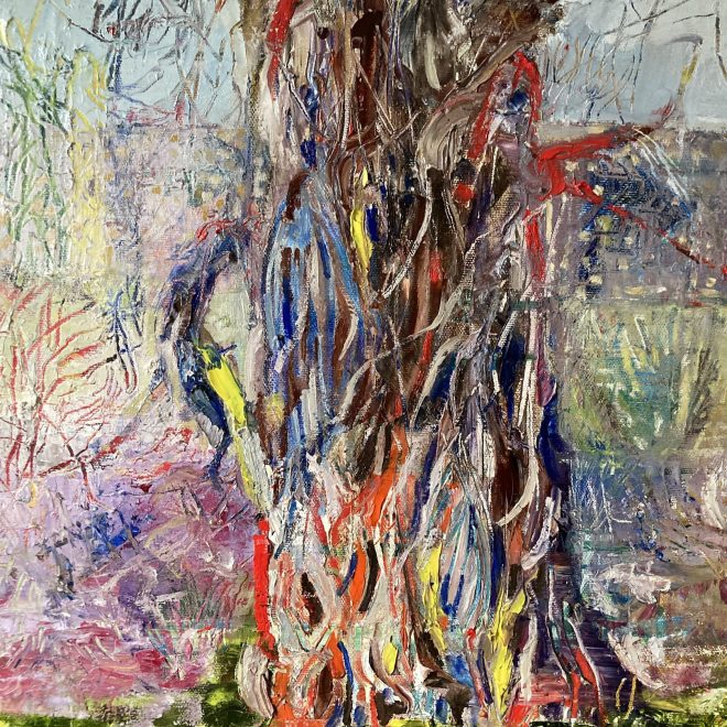 Mulberry Trunk, Winter Morning (Susan Osborne)