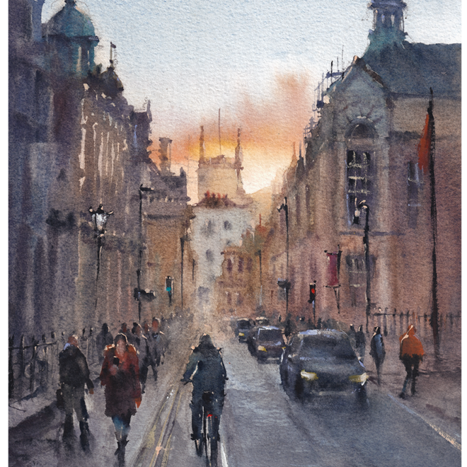 Golden hour on Downing Street-Sameer Tulaskar