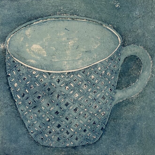Mug dark blue (Elizabeth Jane Taylor)