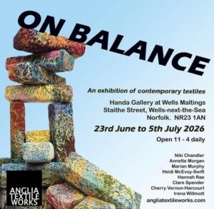 On Balance Textile Exhibition flyer