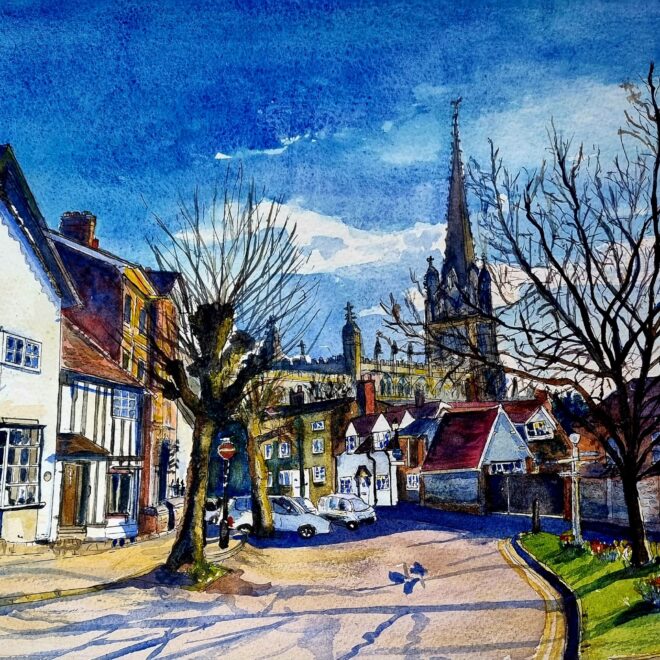 Towards St Marys, Saffron Walden (Liz Dixon)